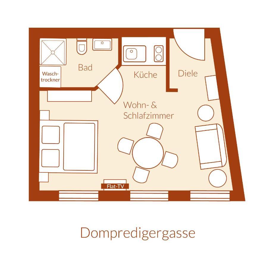 Apartment Dompredigergasse Naumburg  Kültér fotó